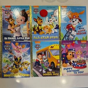 PAW Patrol Little Golden Books Set of 6